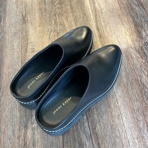 Jenni Kayne Leather Lug Mule Size 38